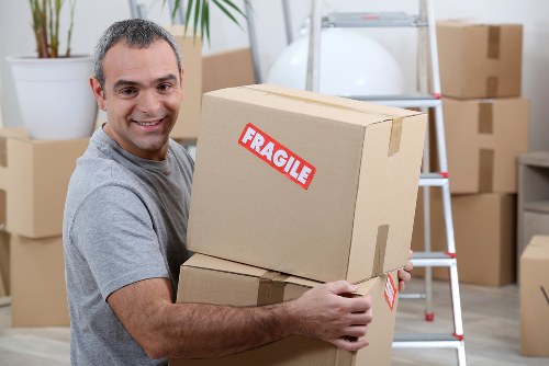 Local moving team helping with household items in Brentcross