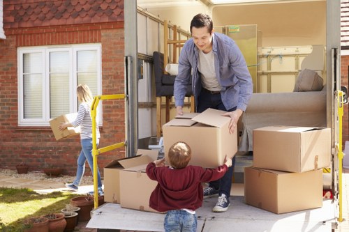 Office furniture relocation service in Brentcross with secure transport