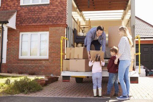 Careful packing materials for fragile items during Brentcross home moves