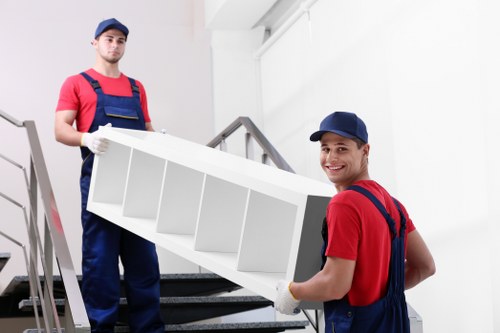 Local removal team planning a house move in Brentcross residential area