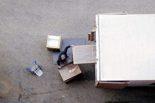 Commercial moving team planning an office relocation in Brent Cross