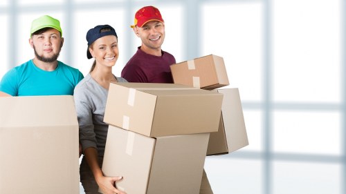 Careful packing for flat removals in Brentcross in a modern apartment