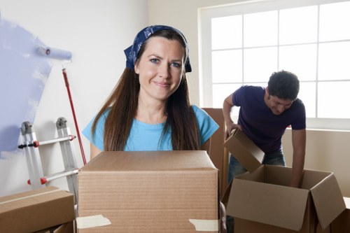 Careful loading of furniture during a Brentcross man and van move