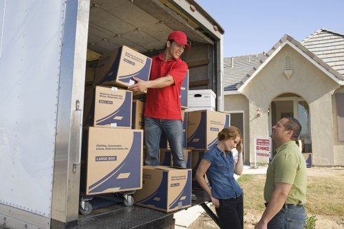 Apartment move with careful access planning in Brent Cross