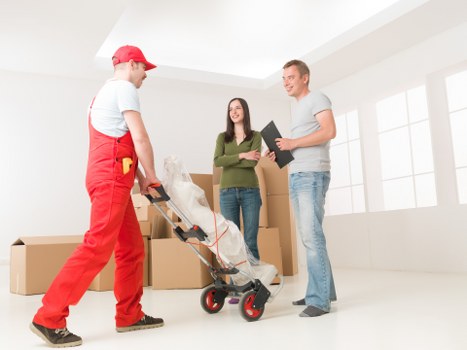 Local Brentcross furniture movers handling household items with protection